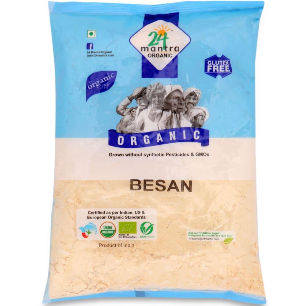 24 Mantra Organic Besan Flour 500G