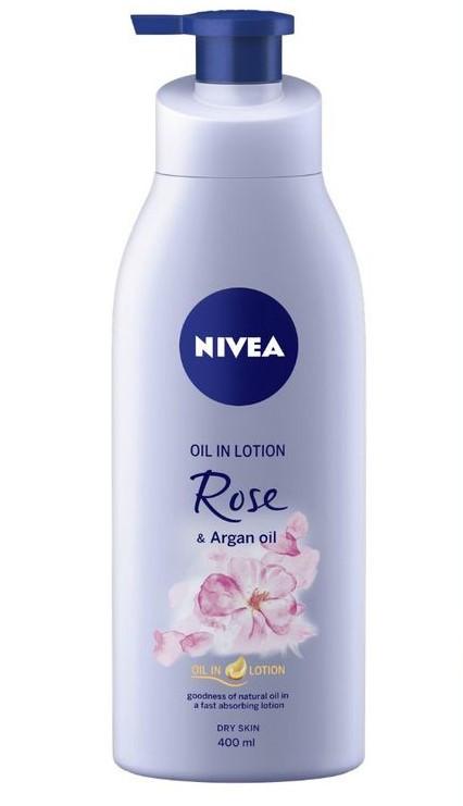 Nivea Oil In Lotion - Rose  & Argan Oil 400ML