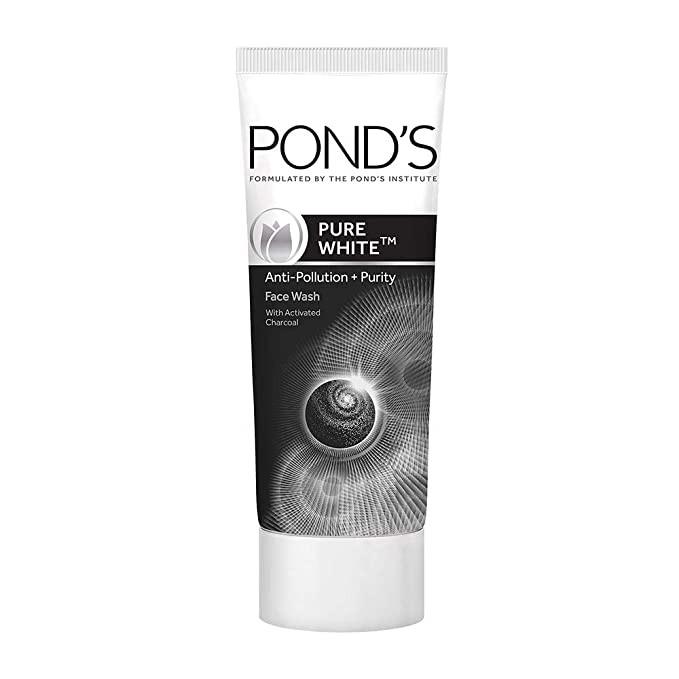 Ponds Charcoal Pure White Anti Pollution Facewash 50G