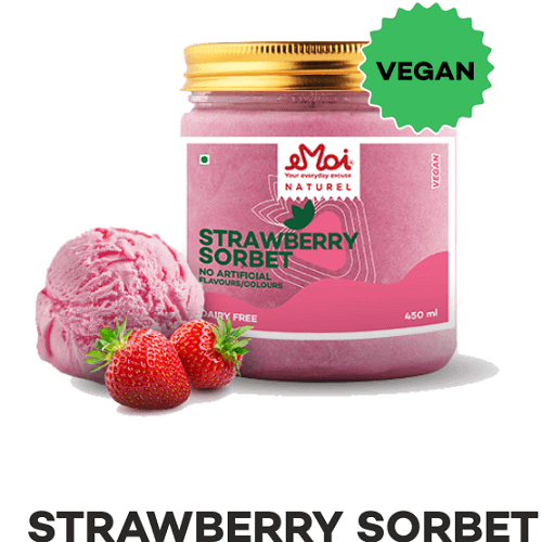 Strawberry Sorbet Jar 450Ml