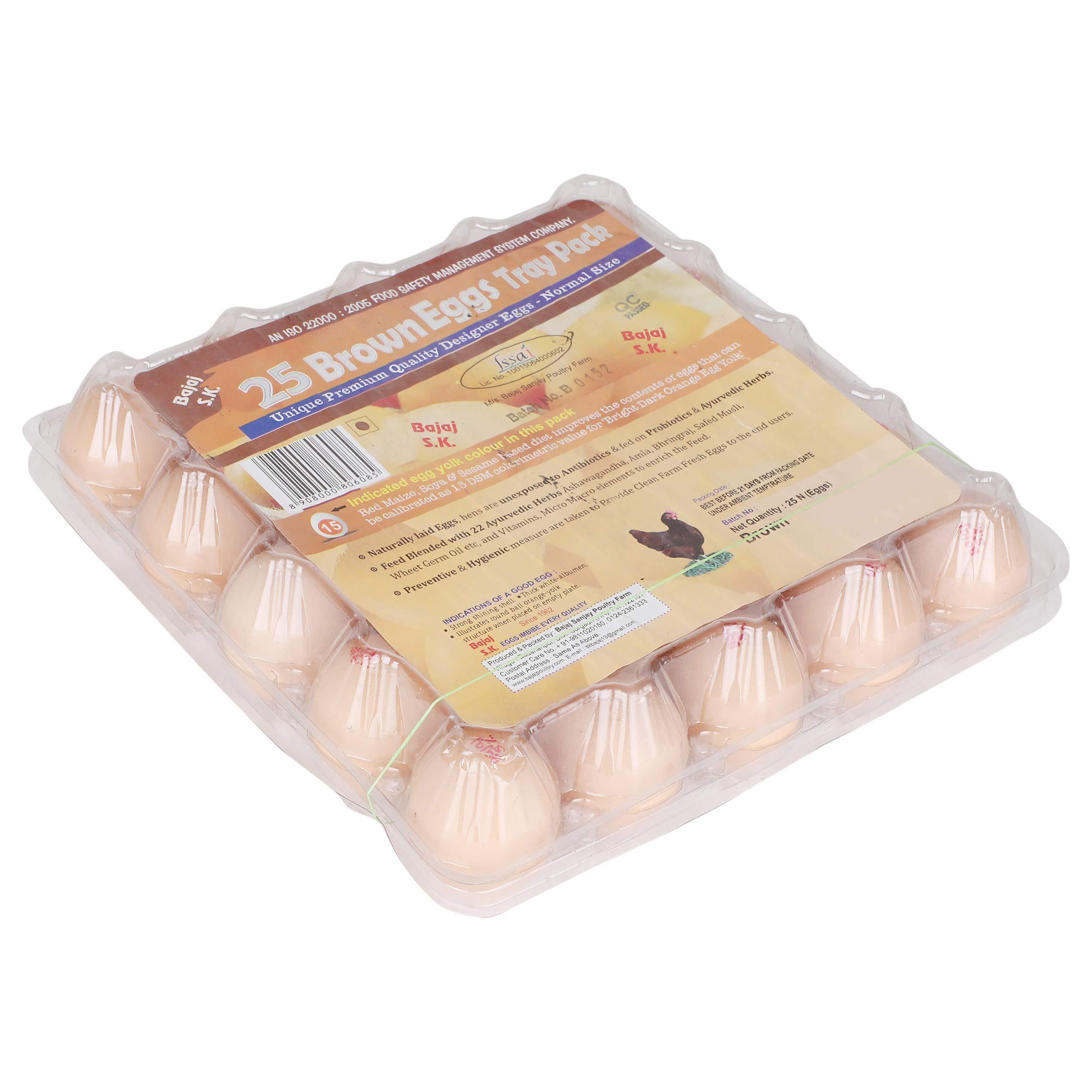 Bajaj Brown Eggs Pack of 25