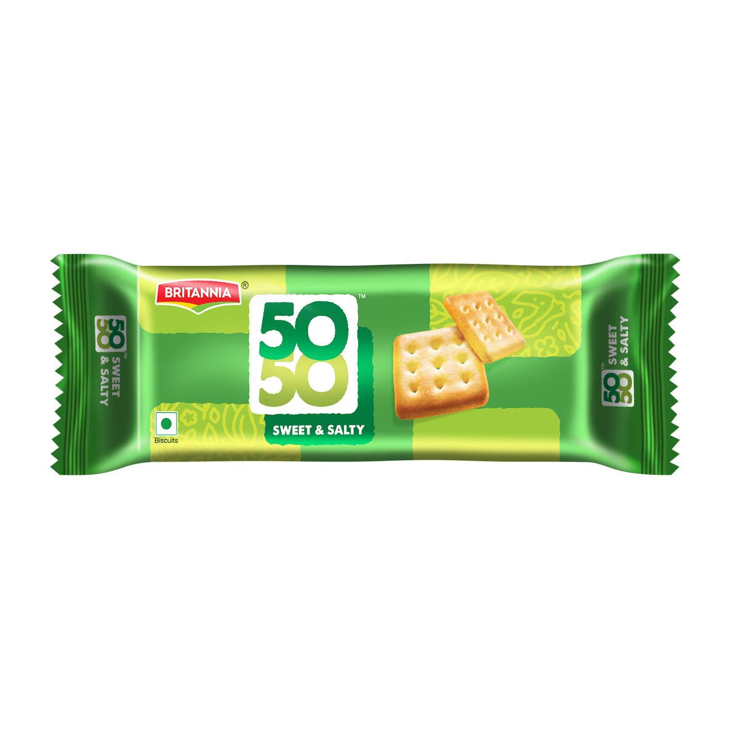 Britannia 50-50 Biscuits 76G