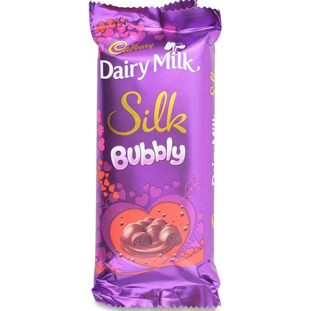 Cadbury Dairy milk Silk Bubbly Chocolate 50Gm