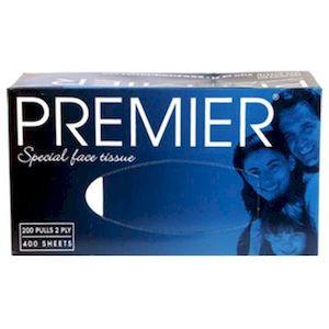Premier Face Tissue Box 200 Pulls