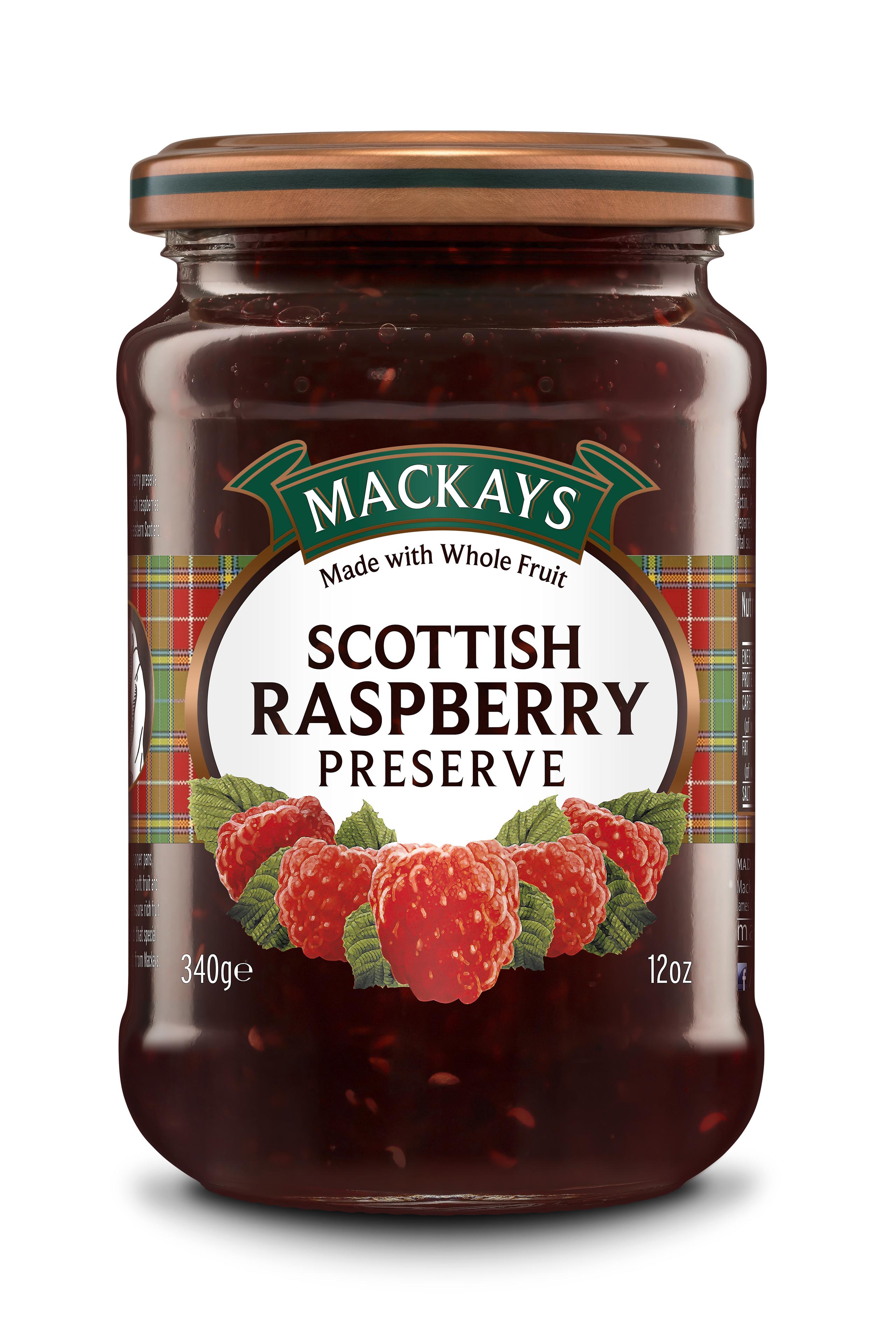 Mackays Scottish Raspberry Preserve 340G