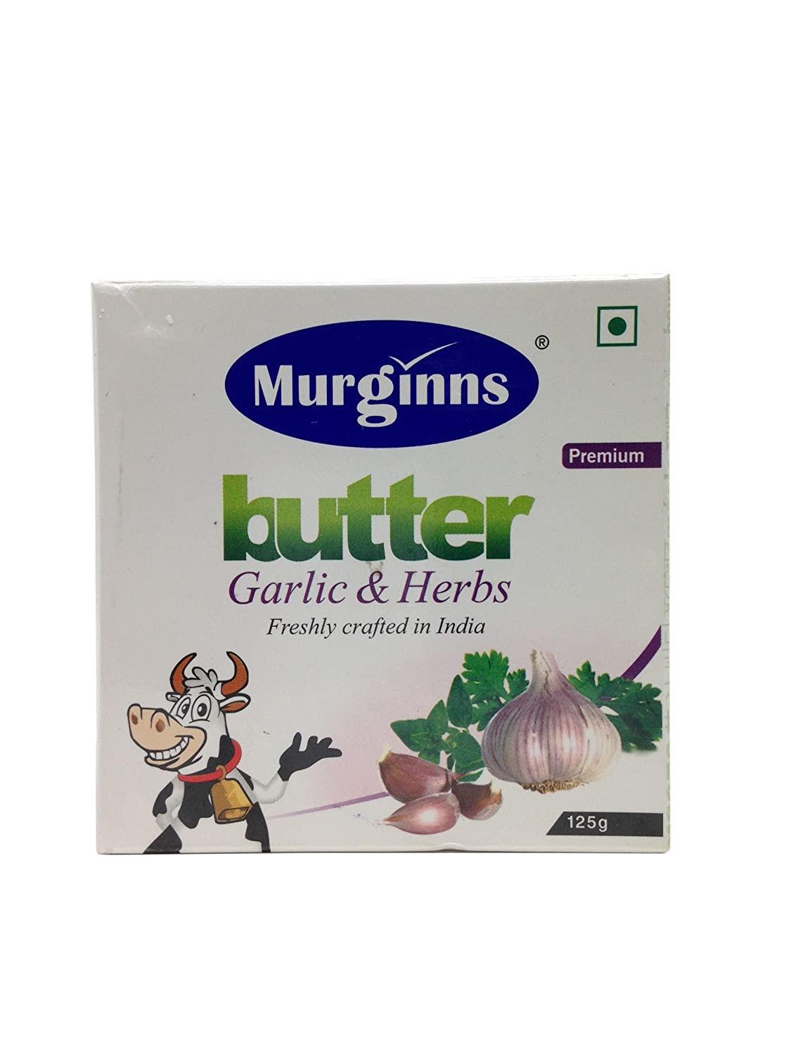 Murginns Butter Garlic & Herbs 125G