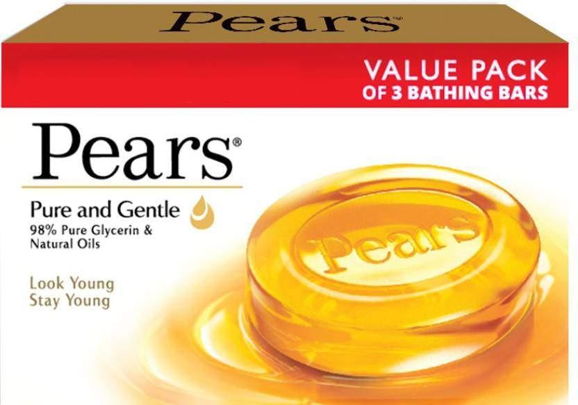 Pears Pure And Gentle Soap 75G - Pk Of 3