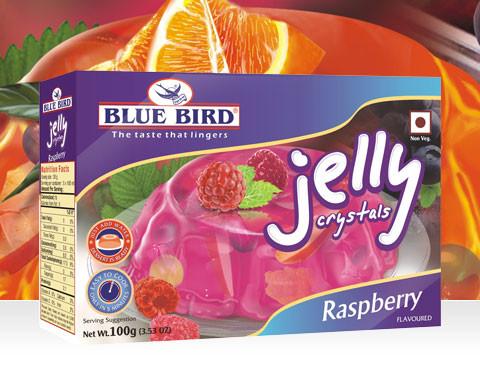 Blue Bird Jelly Crystals - Raspberry 100G