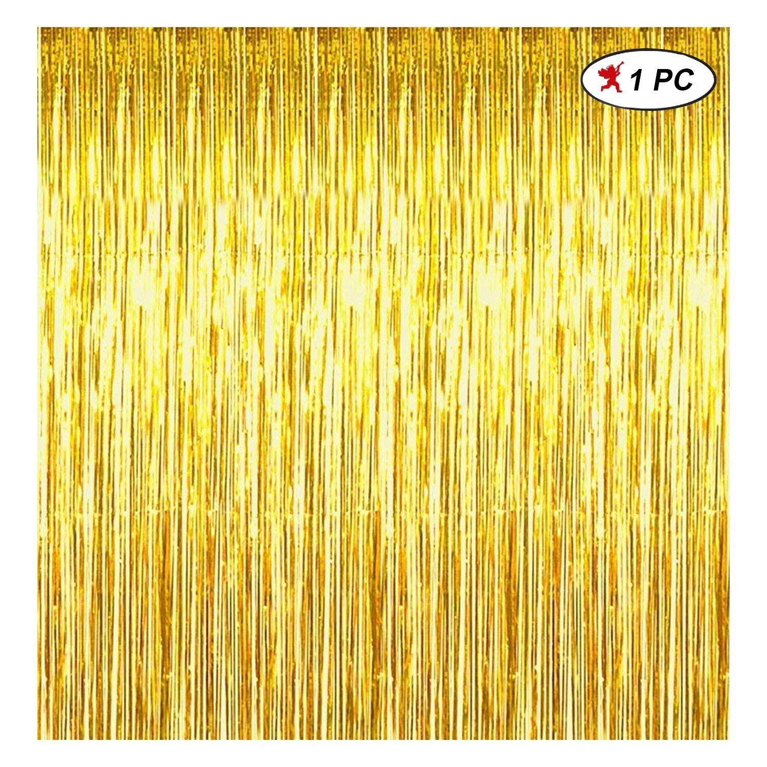 Foil Curtain - Golden 1Pc