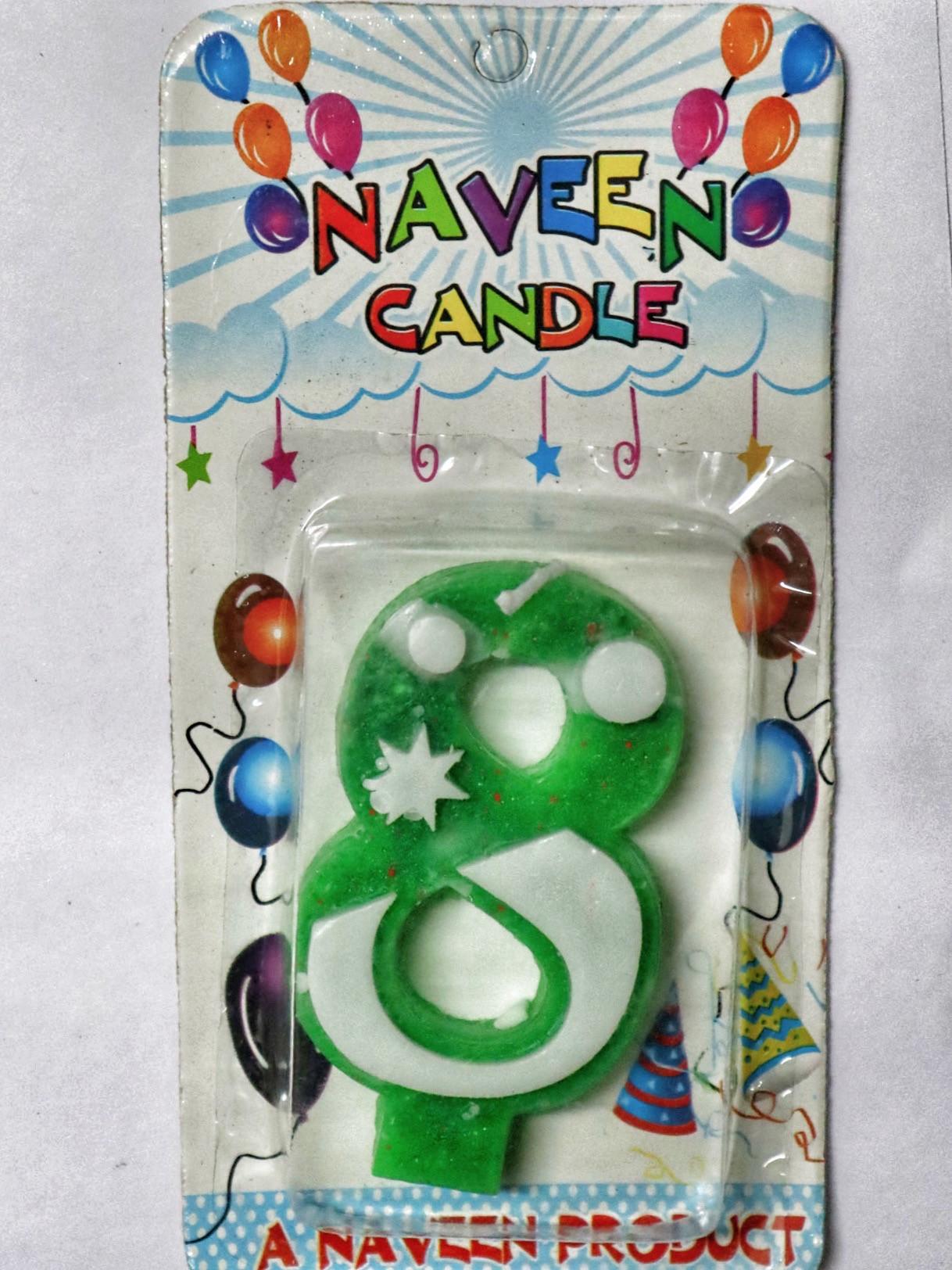 Number Candle - 8