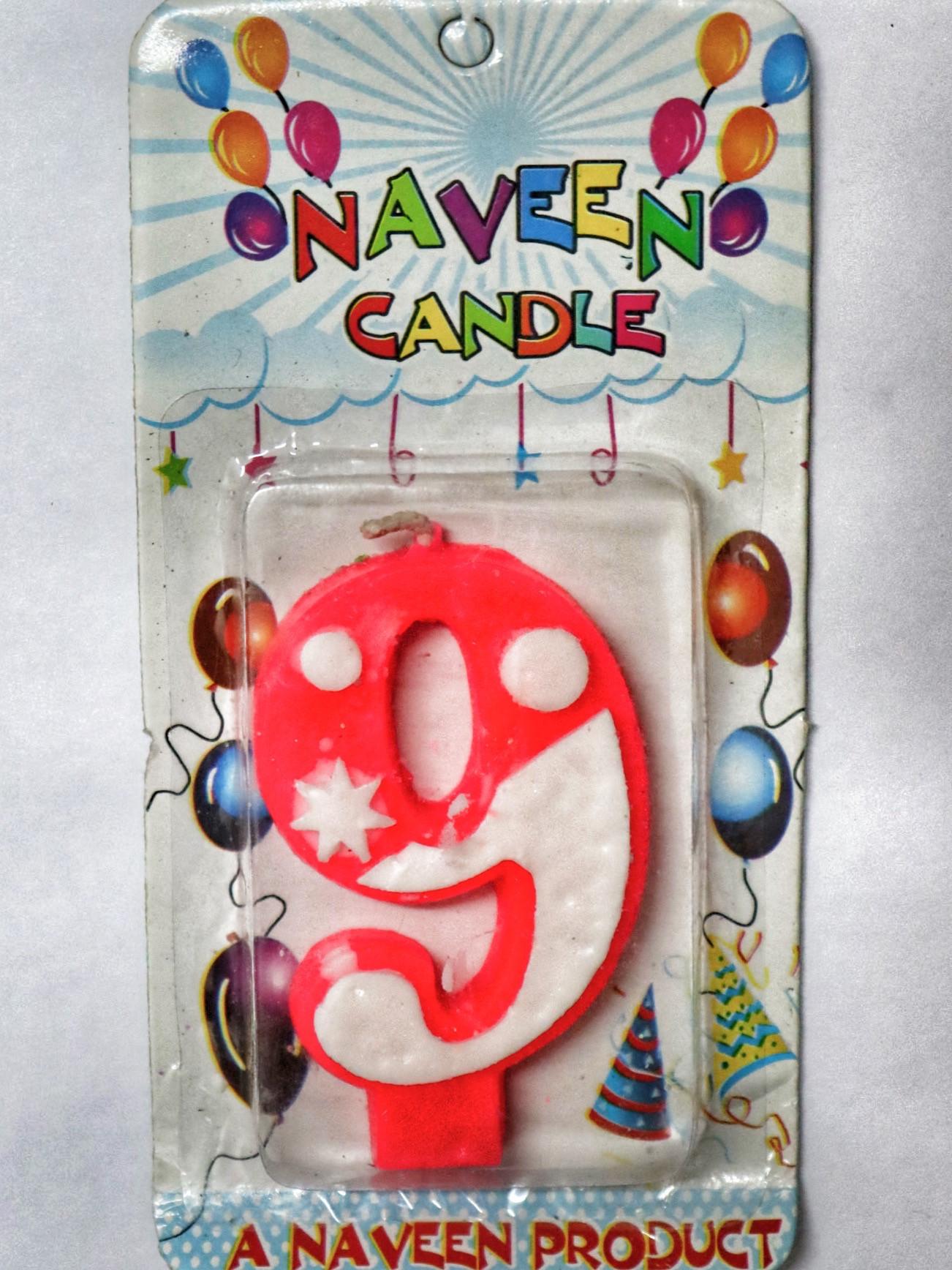Number Candle - 9