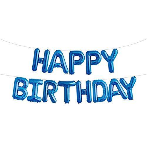 Happy Birthday Foil Balloon - Blue 1Pc