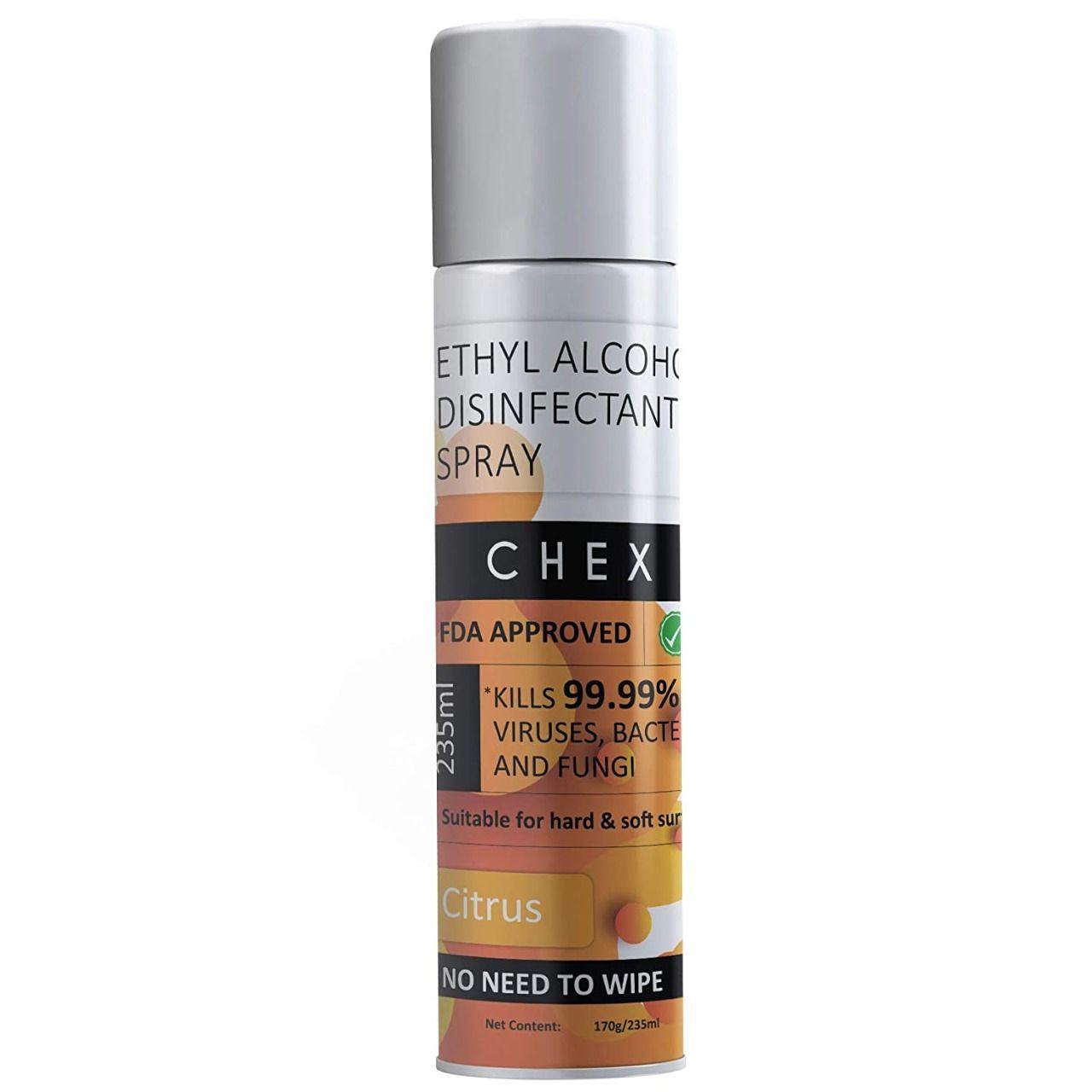 Chex 70% Alcohol Surface Disinfactant Spray 235Ml