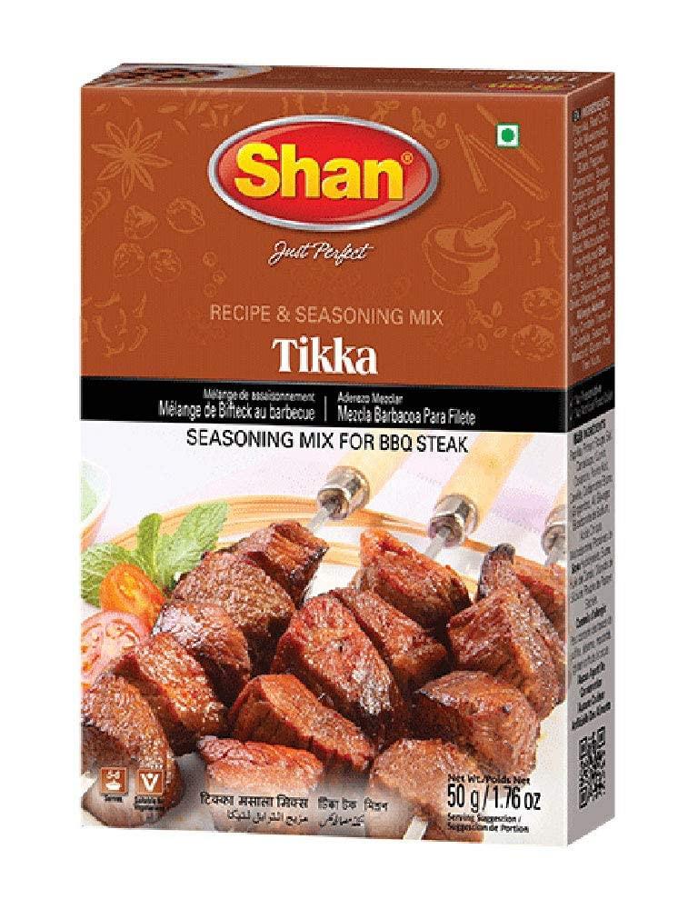 Shan Spice Mix For Chicken Tikka Boti Barbeque 50G