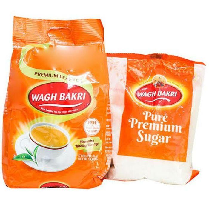 Wagh Bakri Premium Leaf Tea 1Kg (Free 1Kg Sugar)