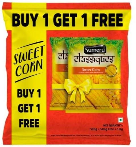 Sumeru Sweet Corn 500G Buy 1 Get 1