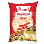 Amul Diced Cheese Blend 200G Pouch