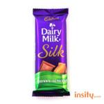 Cadbury Silk Chocolate Roast Almond 60Gm