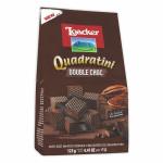 Loacker Quadratini Double Chocolate Wafer Biscuits 125G