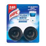 Harpic Flushmatic Toilet Cleaner Blocks Marine 100G Twin Pk