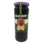 Olicoop Black Whole Olives 450G