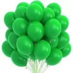 Metallic Rubber Balloons - Green 50Pc