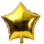 Star Shaped Foil Balloons - Golden 1Pc