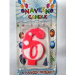 Number Candle - 6