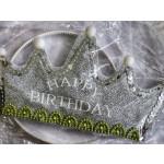 Led Light Crown King Happy Birthday - Silver 1Pc