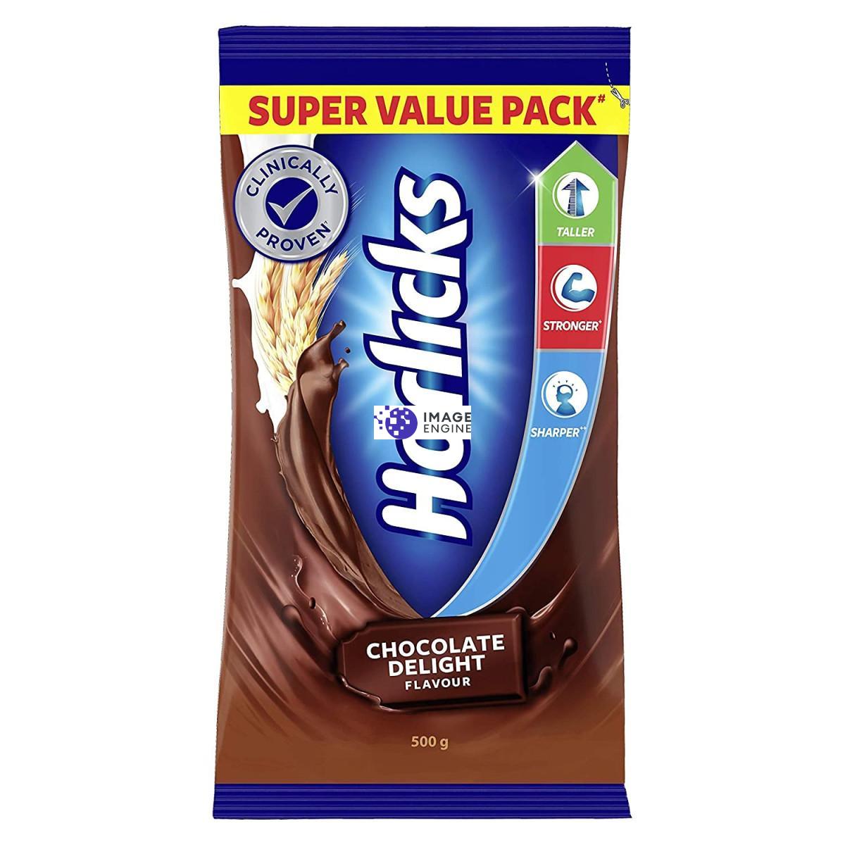 Horlicks Chocolate Pouch 500G Home Delivery in Gurgaon